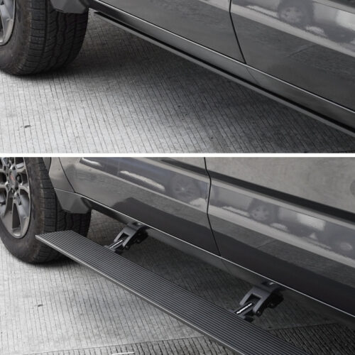 Go Rhino 22-23 Toyota Tundra CrewMax Cab 4dr E-BOARD E1 Electric Running Board Kit - Tex. Blk - Image 3