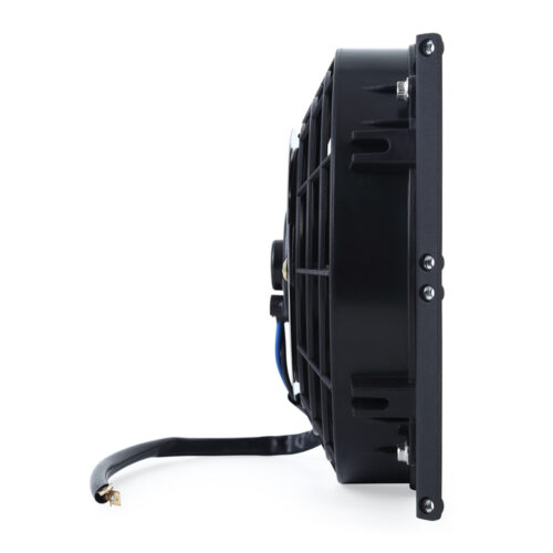 Mishimoto Universal 10in. Heavy-Duty Oil Cooler Fan Shroud - Micro Wrinkle Black - Image 2