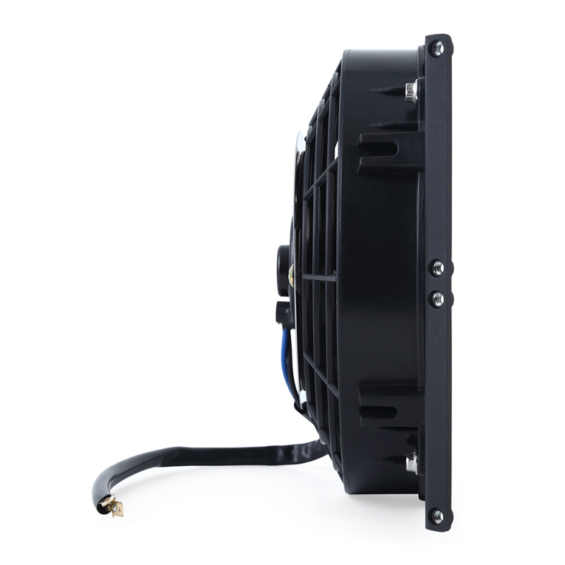 Mishimoto Universal 10in. Heavy-Duty Oil Cooler Fan Shroud - Micro Wrinkle Black - Image 2