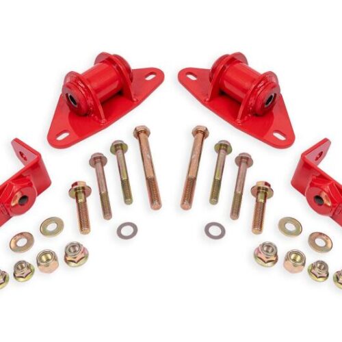 BMR Suspension 14-19 Chevrolet Corvette Motor Mount Kit - Red