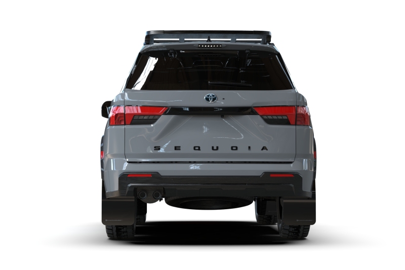 Rally Armor 23-26 Toyota Sequoia Black UR Mud Flap w/ Metallic Black Logo - Image 4