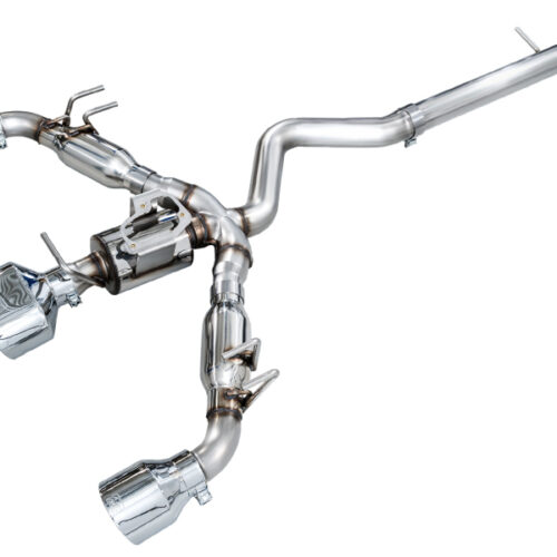 AWE Tuning Track Edition Cat-Back Exhaust - Chrome Silver Tips for 23-24 Toyota GR Corolla