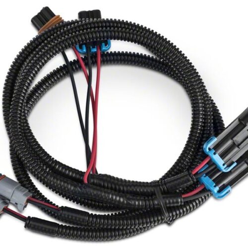 Raxiom for 2007-2009 Jeep Wrangler JK Axial Series H10 Fog Light Dual Wire Harness Adapter Set - Image 2