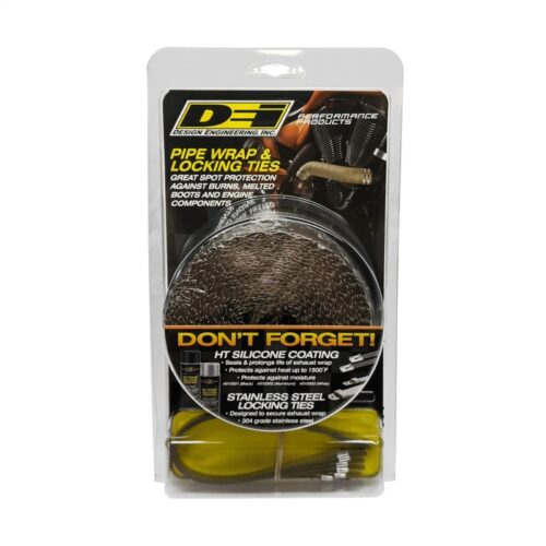 DEI 10123 Exhaust Wrap Kit - Pipe Wrap and Locking Tie - Titanium - Image 3
