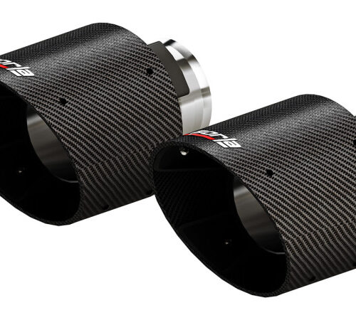 Borla 15-24 Dodge Charger V8 / 2023 Chrysler 300C T-304 SS Tips 5in Outlet - Carbon / Black Anodized - Image 2
