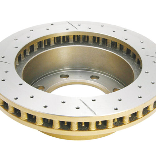 DBA 99-04 Ford F-250 Super Duty (w/Rear Rotor) 4WD Front Street Drilled & Slotted Rotor - Image 2