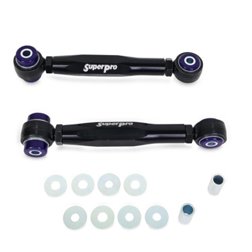 SuperPro 06-25 Volkswagen Golf GTI Lower Rear HD Adjustable Toe Arm Set