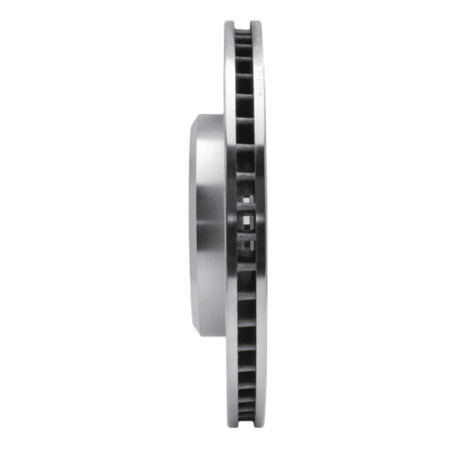 R1 Concepts for 09-23 Dodge Challenger Front Left Drilled & Slotted Silver Brake Rotor - Image 3