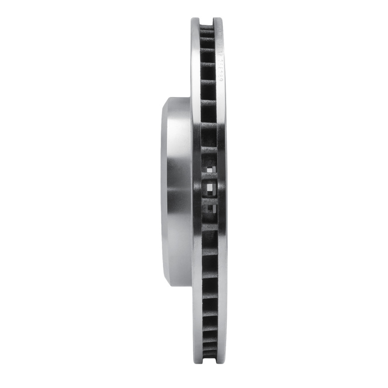 R1 Concepts for 09-23 Dodge Challenger Front Left Drilled & Slotted Silver Brake Rotor - Image 3