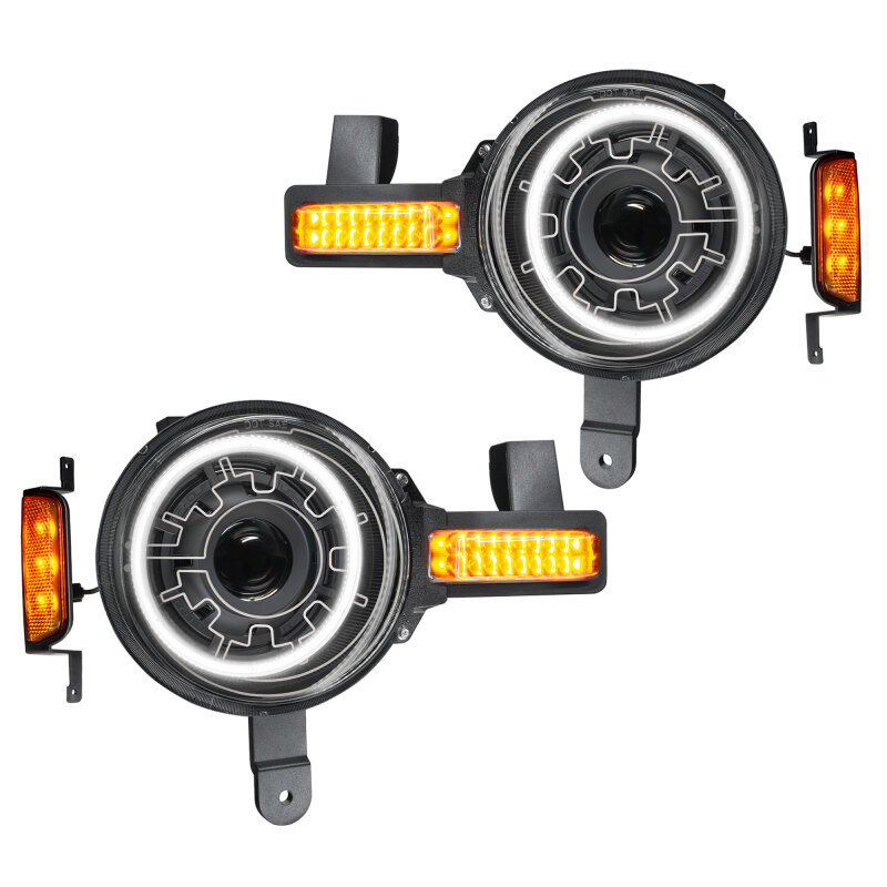 Oracle 2021+ Ford Bronco Oculus Bi-LED Projector Headlights w/ Heated Lenses - Image 7