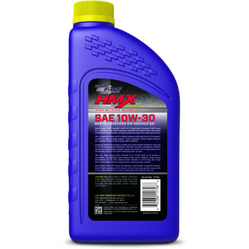 Alternative view of Royal Purple HMX Premium Synthetic High Mileage 10W30 Motor Oil - 1 Quart