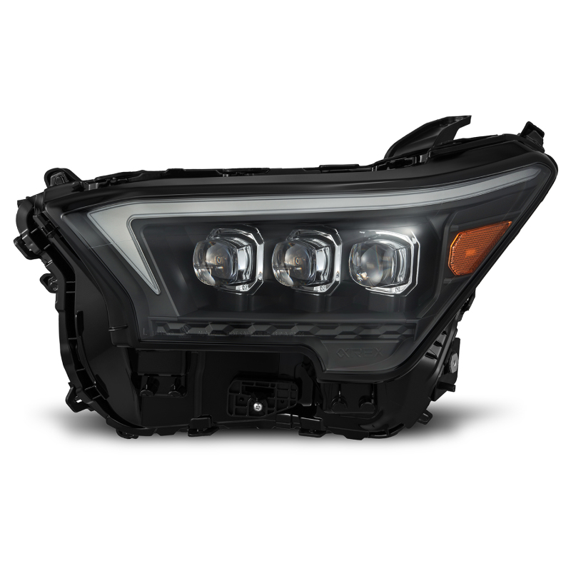 AlphaRex 2023+ Toyota Tacoma NOVA-Series LED Proj Headlights Black w/Actv Light & Seq. Sig + DRL - Image 2