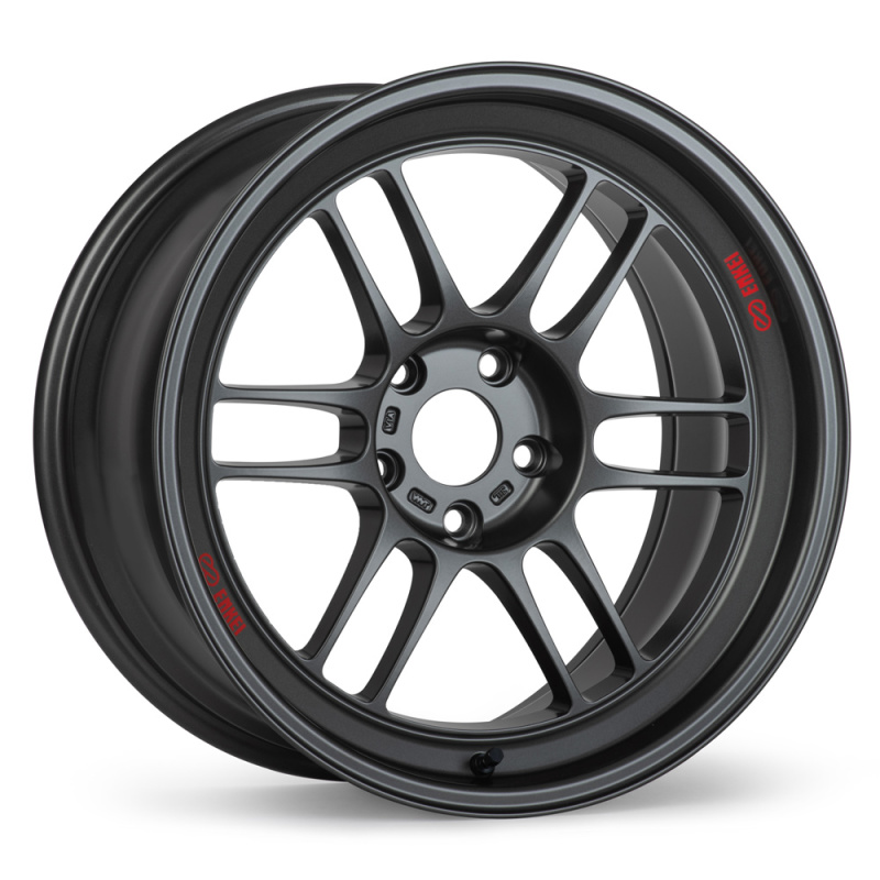Enkei 3798106506GM RPF1RS 18x10 5x114.3 6mm Offset 75mm Bore Matte Gunmetal Wheel