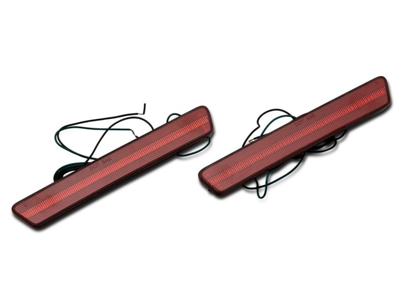 Raxiom for 1999-2004 Ford Mustang Axial Series LED Rear Side Marker Lights- Red - Image 2