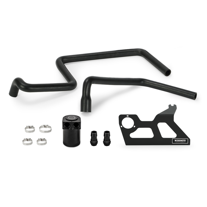 Mishimoto Baffled Oil Catch Can - Black for 07-11 Jeep Wrangler JK - Image 7