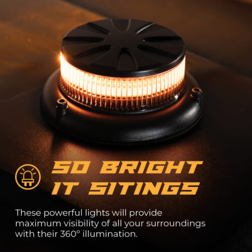 Putco Hornet Beacon Strobe Light Bar - (Amber) - Image 5