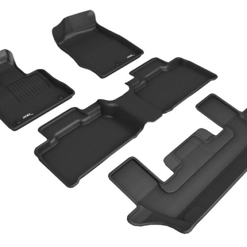 3D MAXpider L1FR13101509 2020-2021 Ford Explorer 1st/2nd/3rd Row Floor Mats - Black