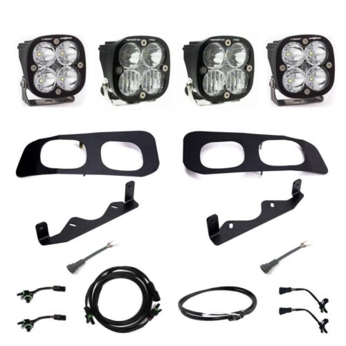 Baja Designs for 2023+ Ford F-250/350 Squadron Racer/Pro Unlimited Dual Fog Pocket Light Kit w/ Upfitter