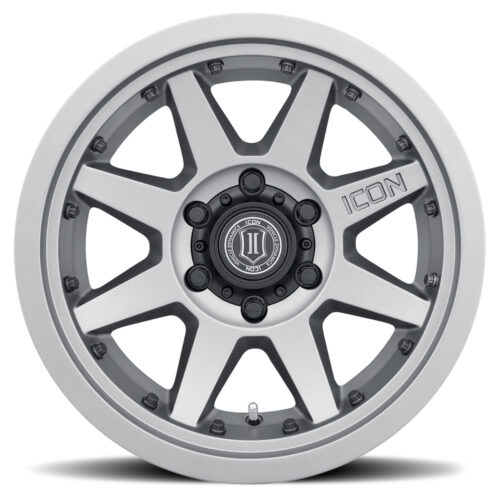 ICON Rebound Pro 17x8.5 5x5 -6mm Offset 4.5in BS 71.5mm Bore Titanium Wheel - Image 10