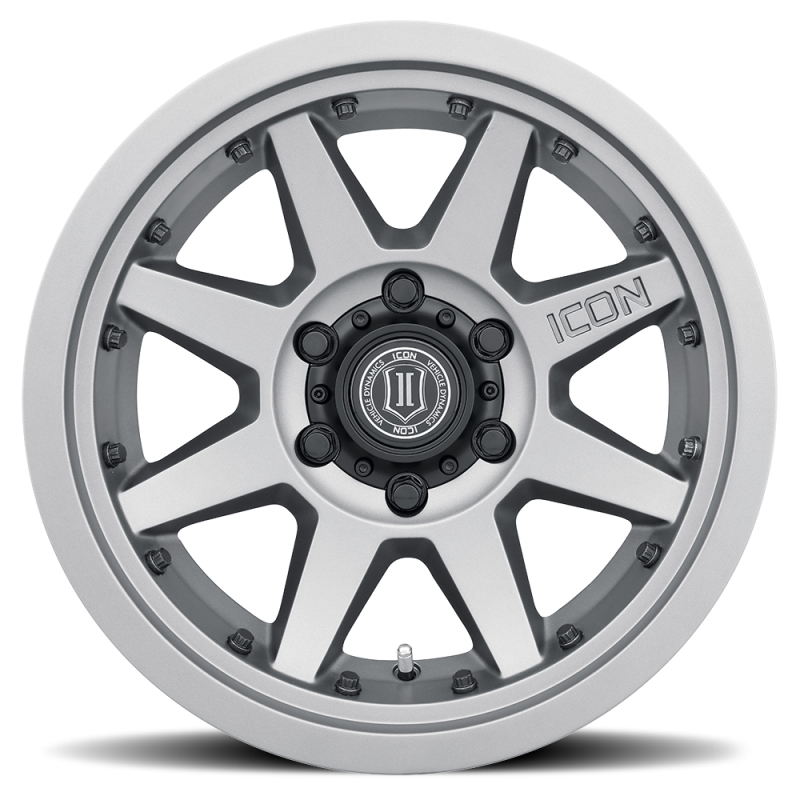 ICON Rebound Pro 17x8.5 5x5 -6mm Offset 4.5in BS 71.5mm Bore Titanium Wheel - Image 10