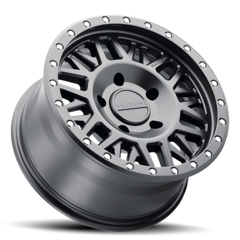 Raceline 951B Ryno 18x9in / 8x170 BP / 18mm Offset / 130.81mm Bore - Satin Black Wheel - Image 3