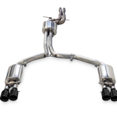 AWE Tuning Touring Edition Exhaust - Quad Outlet Diamond Black Tips for Audi C7.5 A6 3.0T