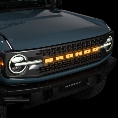 Putco 21-23 Ford Bronco Emblem (Does Not Fit Front Camera Models) - Image 3