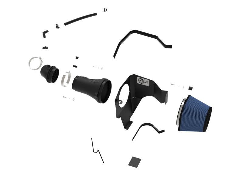 aFe Power 17-18 Dodge Challenger/Charger Magnum FORCE Stage-2XP Cold Air Intake System w/Pro DRY S- Black - Image 5