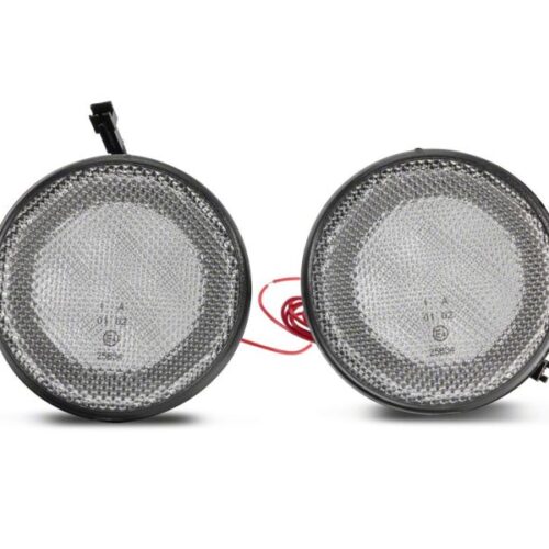 Alternative view of Raxiom for 2007-2018 Jeep Wrangler JK Axial Series LED Turn Signals w/ Halo- Clear