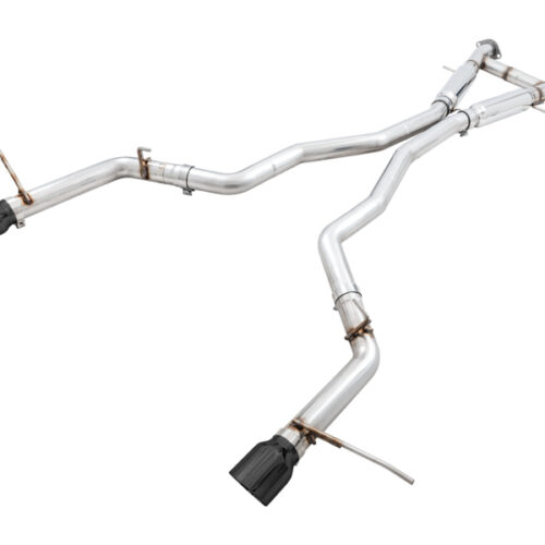 AWE Tuning Track Edition Exhaust - Diamond Black Tips for 2020 Jeep Grand Cherokee SRT