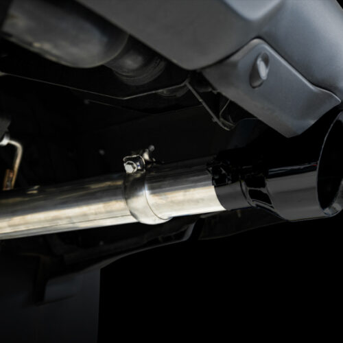 Alternative view of AWE Tuning Cat-Back Exhaust - Diamond Black Tips for 09-18 RAM 1500 5.7L (w/Cutouts) 0FG Dual Rear Exit