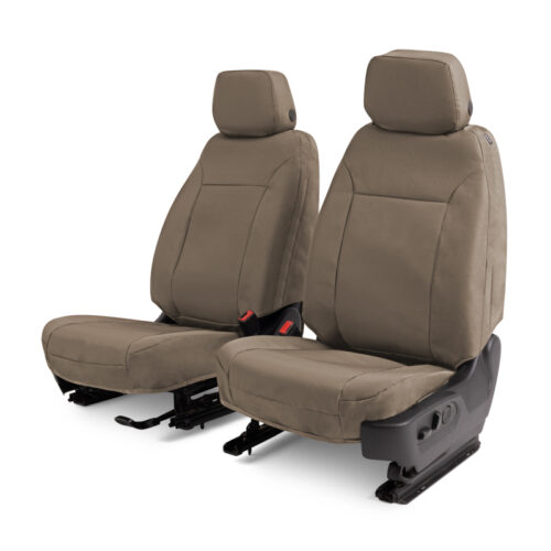 Covercraft 19-24 Toyota Rav4 Endura PrecisionFit Custom Front Row Seat Covers - Tan/Tan - Image 4