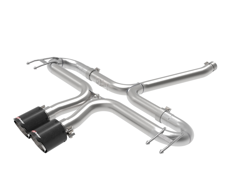 aFe Power Takeda 2-1/2in 304 SS Axle-Back Exhaust w/Carbon Tips 17-20 Honda Civic Sport L4-1.5L (t) - Image 2