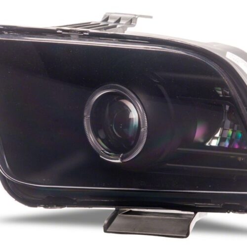 Raxiom for 2005-2009 Ford Mustang w/ Factory Halogen LED Halo Headlights- Black Housing (Smoked Lens) - Image 4