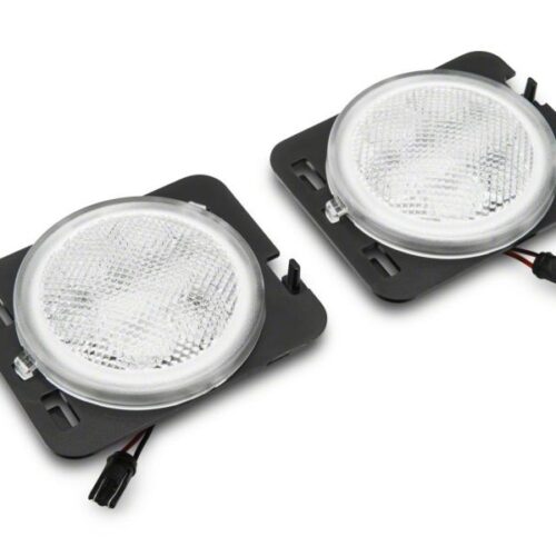 Raxiom for 2007-2018 Jeep Wrangler JK Axial Series LED Side Marker Lights- Clear - Image 5