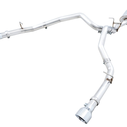 AWE Tuning Cat-Back Exhaust - Chrome Silver Tips for 19-21 RAM 1500 5.7L (w/Cutouts) 0FG Dual Rear Exit