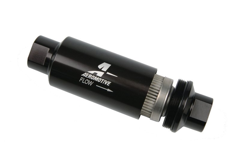 Aeromotive In-Line Filter - AN-10 - Black - 100 Micron - Image 2