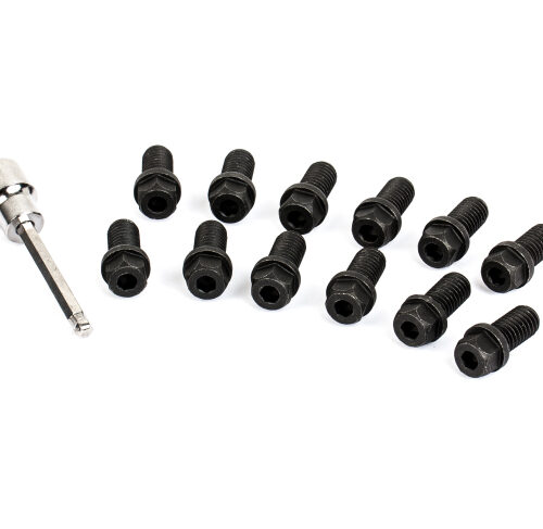 Cometic Header Bolts 3/8 - 16 3/4in Grade 5 Black Oxide Finish With Hex and Socket Head - Image 2