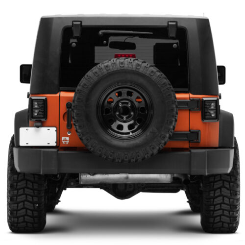Raxiom for 2007-2018 Jeep Wrangler JK Axial Series Vision LED Tail Lights- Black Housing (Smoked Lens) - Image 5
