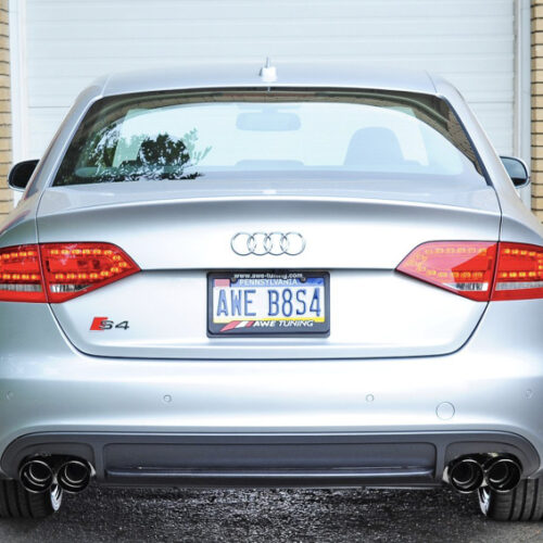 Alternative view of AWE Tuning Touring Edition Exhaust - Diamond Black Tips (90mm) for Audi B8 / B8.5 S4 3.0T