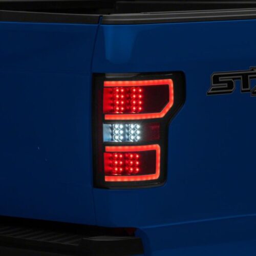 Raxiom for 2018-2020 Ford F-150 LED Tail Lights- Black Housing (Clear Lens) - Image 3
