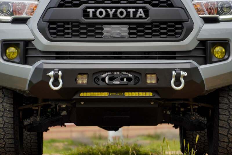 DV8 Offroad 16-23 Toyota Tacoma Center Mount Winch Front Bumper - Image 2