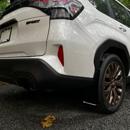 Rally Armor 25-26 Subaru Forester & Hybrid Black UR Mud Flap w/Metallic Black Logo - Image 7