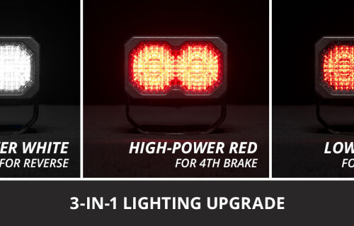 Alternative view of Diode Dynamics C2R White Flood Standard LED Pod (Single)