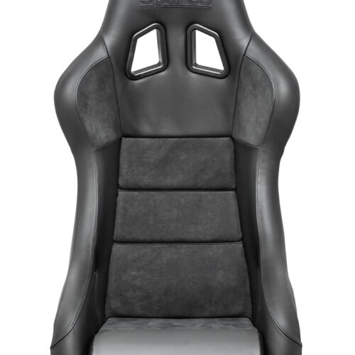 Sparco Seat QRT Performance Leather/Alcantara Black (Must Use Side Mount 600QRT)
