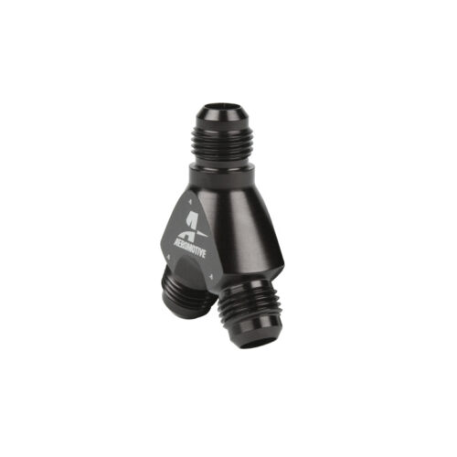 Alternative view of Aeromotive Y-Block - AN-06 - 2x AN-06