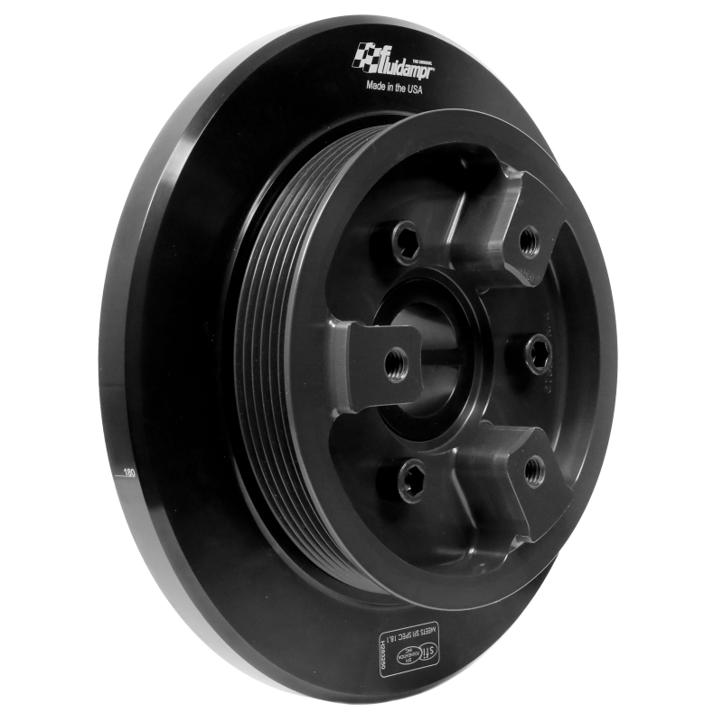 Fluidampr 90-05 Toyota 1JZ/2JZ I6 Steel 8.5in Dia Dry Sump Pulley Internally Balanced Damper - Image 4