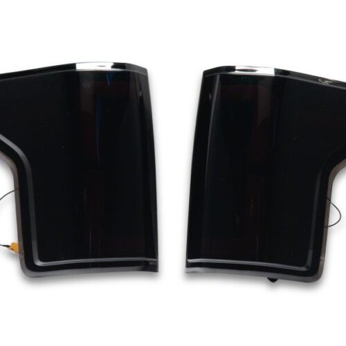 Raxiomfor 2015-2020 Ford F-150 LDS Series LED Tail Lights- Black Housing- Clear Lens