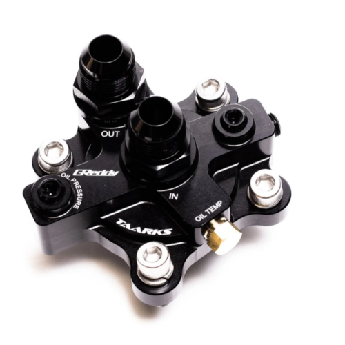 GReddy 12428110 RB26 OIL BLOCK ADAPTER BOLT-ON GPP X TAARKS