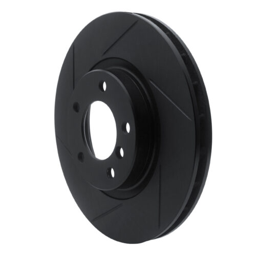 R1 Concepts for 95-99 BMW M3 E36 Right Front Slotted Black Brake Rotor - Image 3